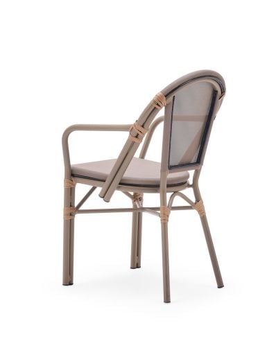 Alüminyum & Rattan Sandalye